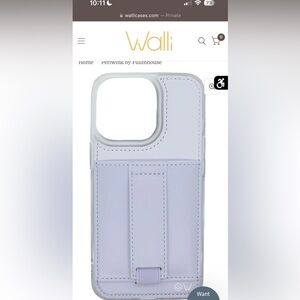 iphone 14 pro walli case periwink print
